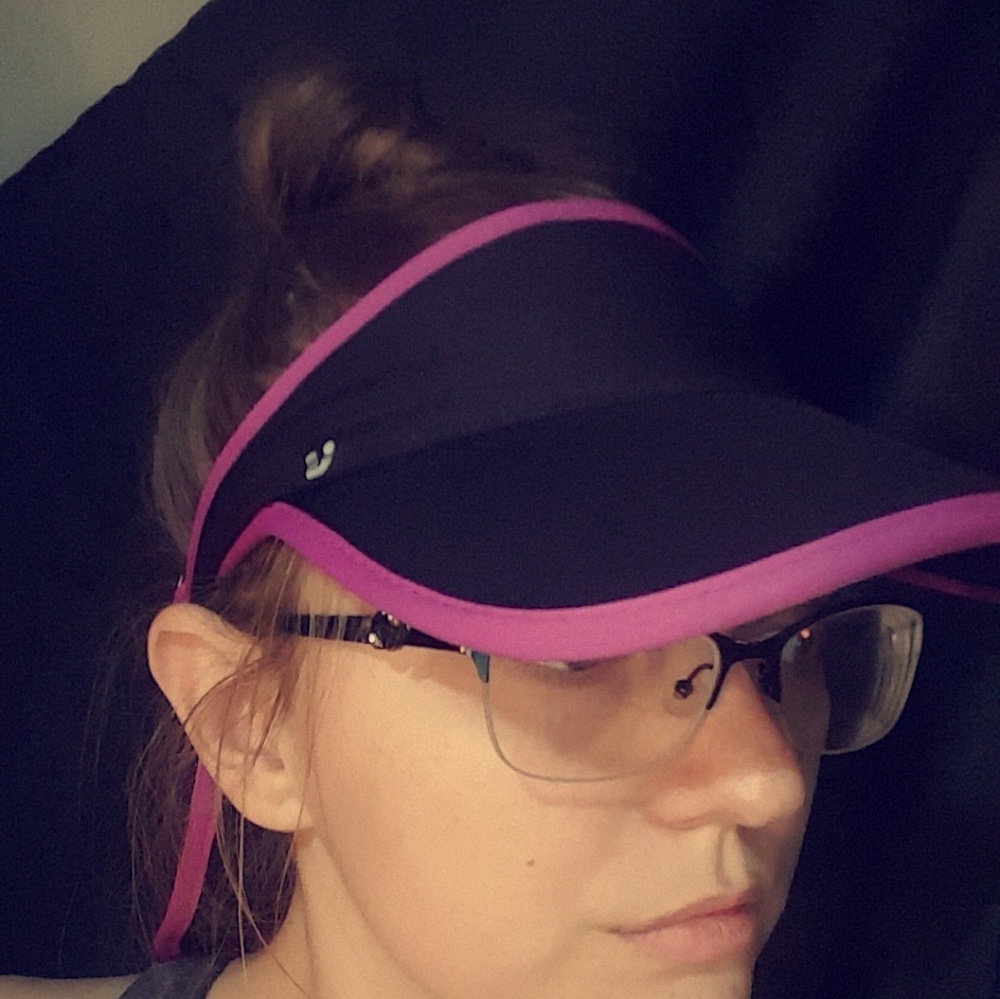 Spandex Adjustable Stretchy Tie Visor Hat